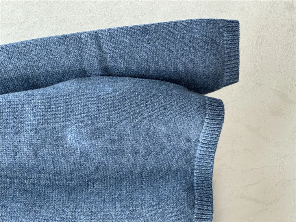 Dior Oversize Crewneck Zip-Up Cardigan in Blue